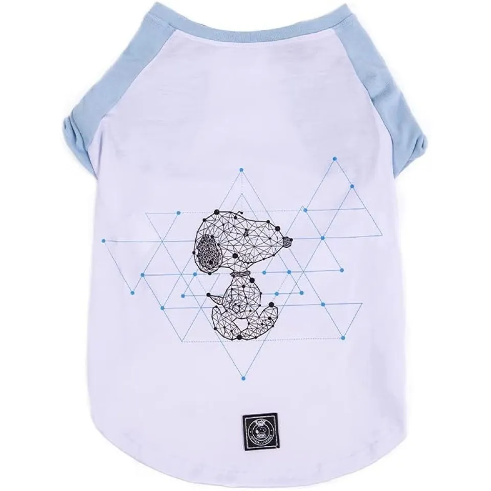 لباس سگ طرح اسنوپی ZoozPets Snoopy T-Shirt (Graphite/Hug)