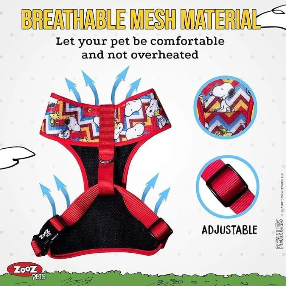 قلاده شکمی سگ طرح اسنوپی ZOOZ PETS Snoopy Dog Harness 
