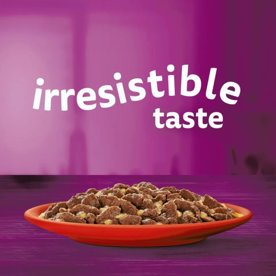  پوچ گربه ویسکاس انواع گوشت در ژله Whiskas Meaty Meals in Jelly 