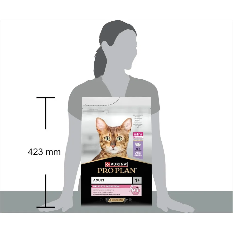 غذای گربه حساس و بدغذا پروپلان Purina Pro Plan Cat Food Delicate With OptiDigest 3kg