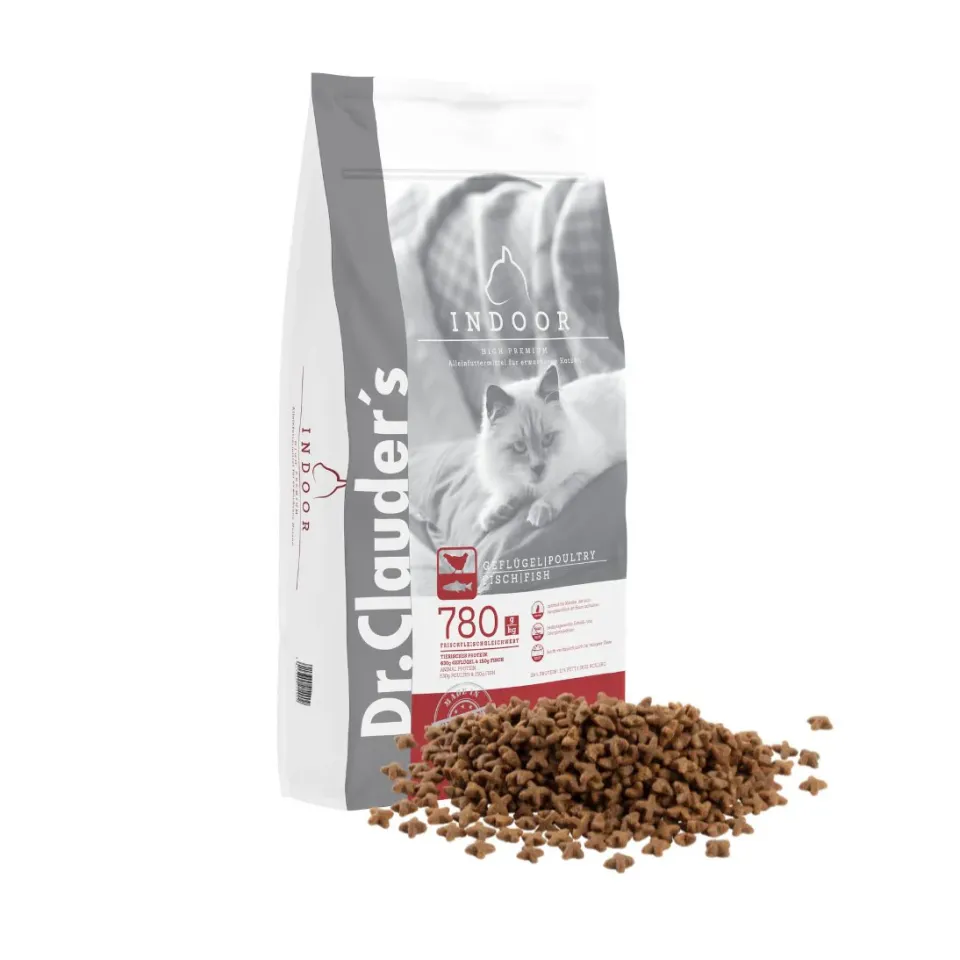 غذا خشک گربه داخل خانه دکتر کلادرز Dr. Clauder's High Premium Indoor