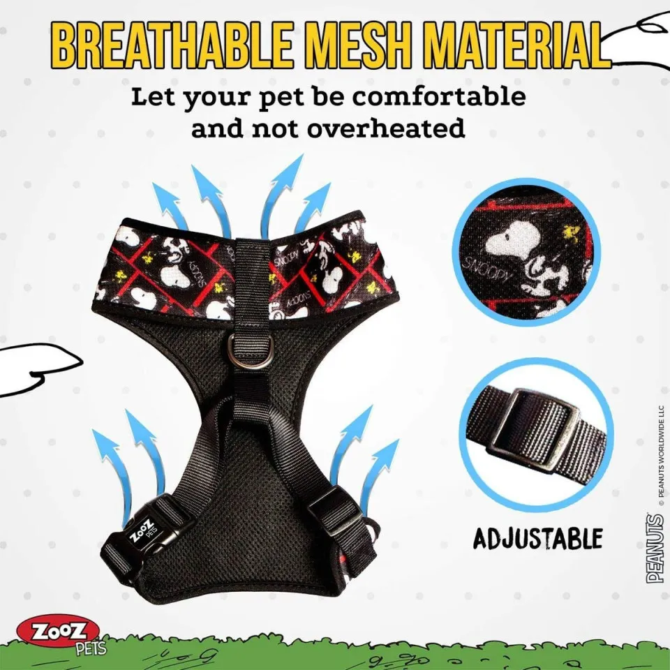 هارنس شکمی سگ طرح اسنوپی ZOOZ PETS Snoopy Dog Harness 