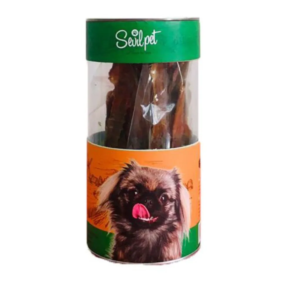تشویقی طبیعی شیردان نواری بره  Sevil Pet Natural Lamb Abomasum Snack