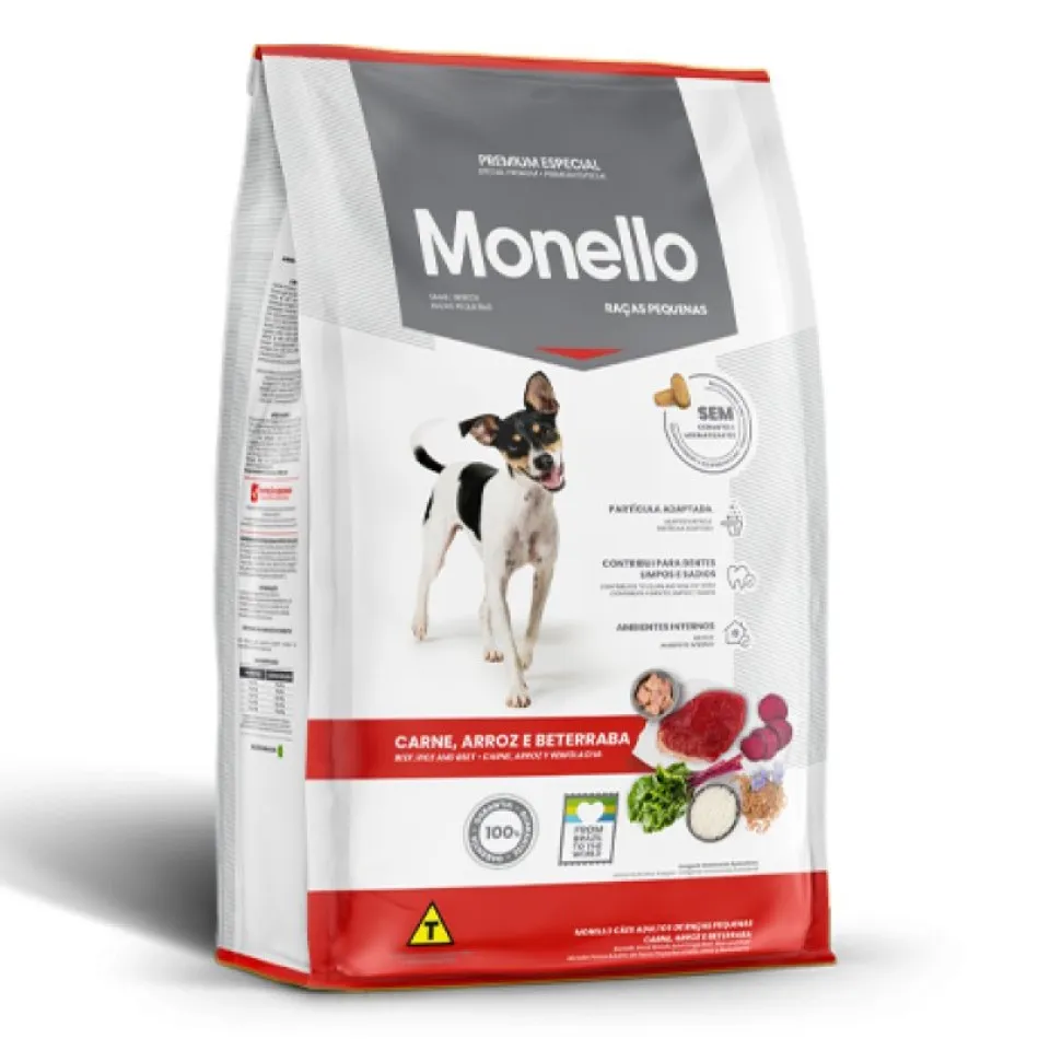 غذای سگ کوچک مونلو مینی ادالت : Monello Small Dog Beef
