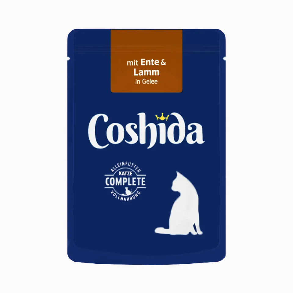 پوچ گربه کوشیدا اردک و بره در ژله  Coshida Pouch with Duck & Lamb 