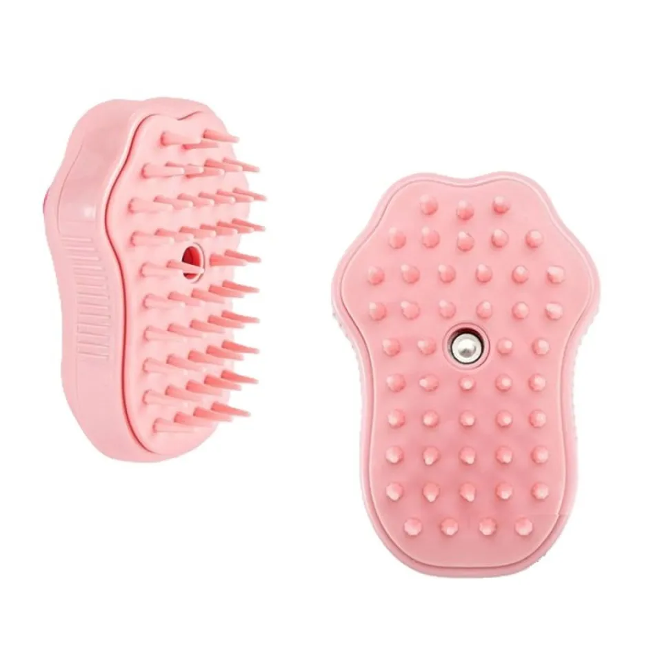برس و ماساژور بخار گربه و سگ شارژی طرح پنجه Electric Vapor Spray Massage Brush-Paw