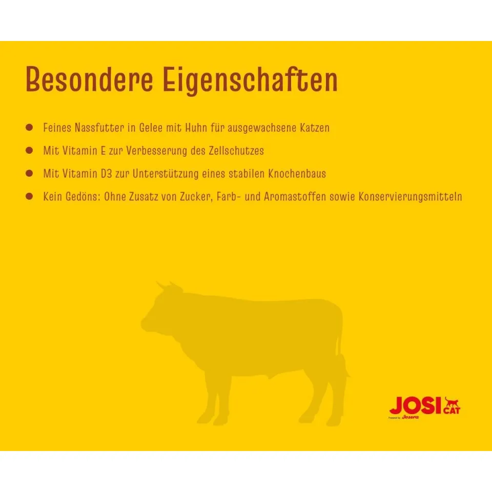 کنسرو گربه جوسرا جوسی گوشت در ژله Josera Josi Cat Beef in Jelly 