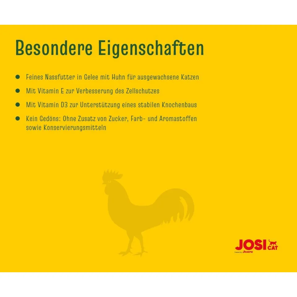 کنسرو گربه جوسرا جوسی مرغ در ژله Josera Josi Cat Chicken in Jelly 