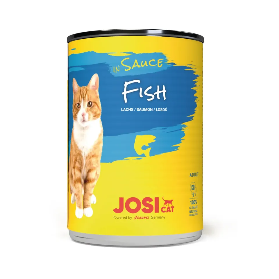 کنسرو گربه جوسرا جوسی ماهی سالمون در سس Josera Josi Cat Fish in Sauce 