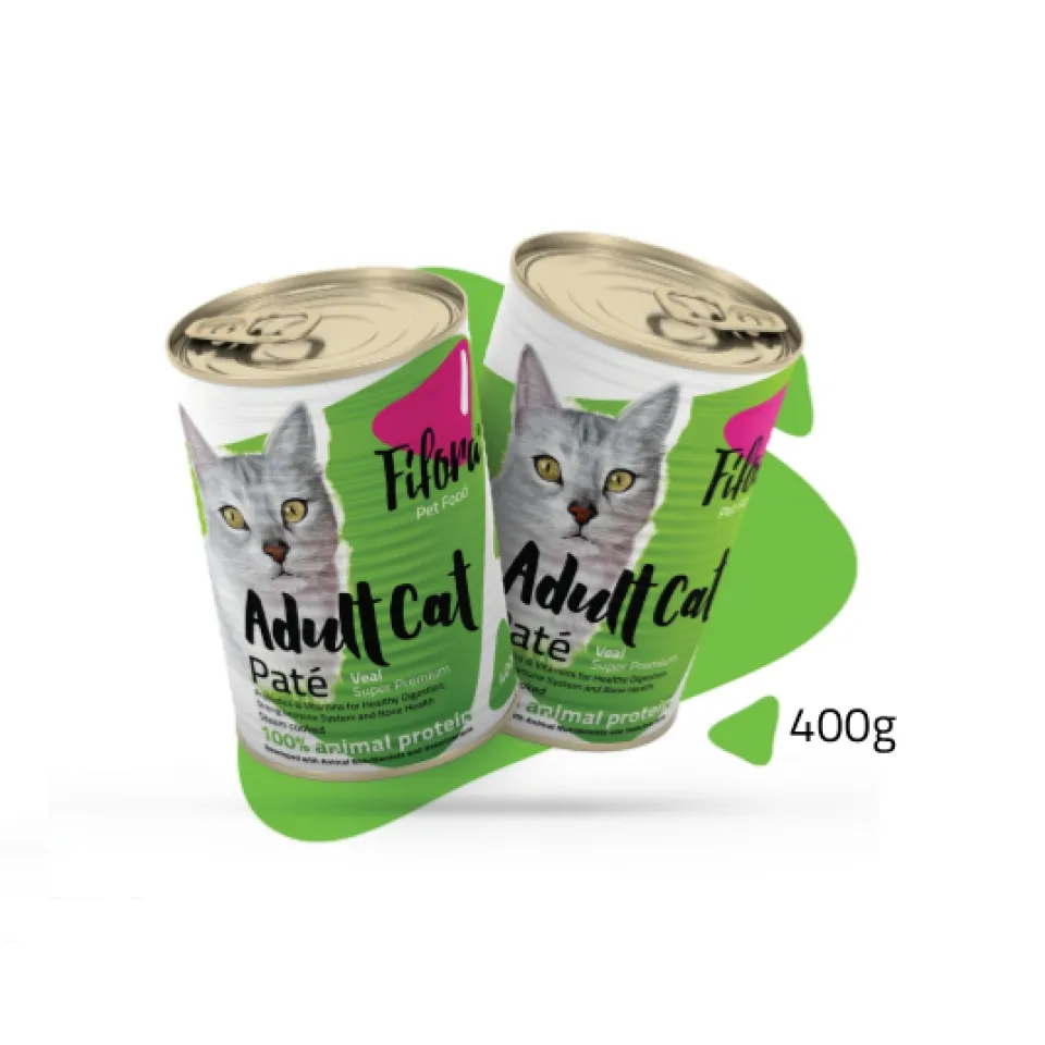 کنسرو گربه فیفورا گوشت Fifora Aldult Cat With VEAL 