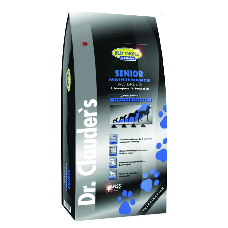 غذای خشک سگ رژیمی دکتر کلادرز مخصوص سگ سن بالا :: Dr. Clauder's Best Choice Senior Maintenance