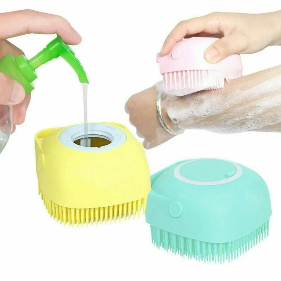 لیف حمام سیلیکونی مخزندار Silicone Bath Sponge With Container