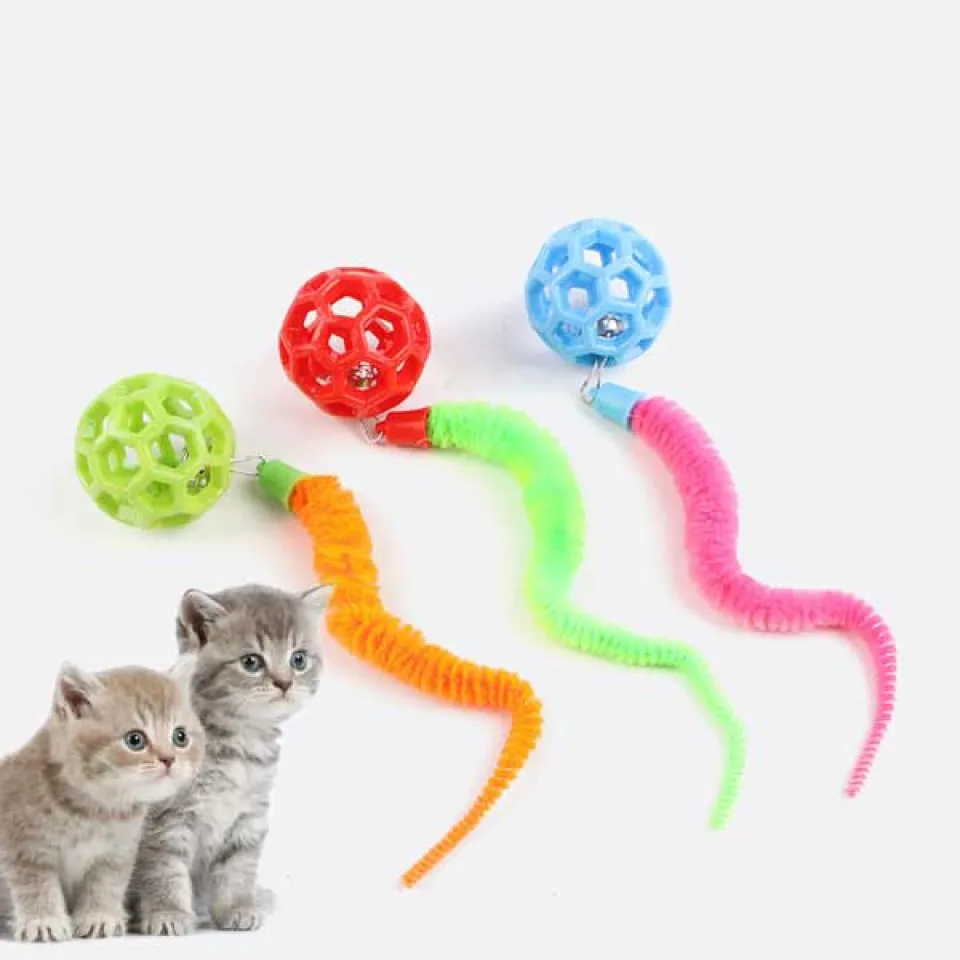 اسباب بازی گربه و سگ توپ ضد جاذبه دم دار Anti-Gravity Ball With Tail Cat & Dog Toy