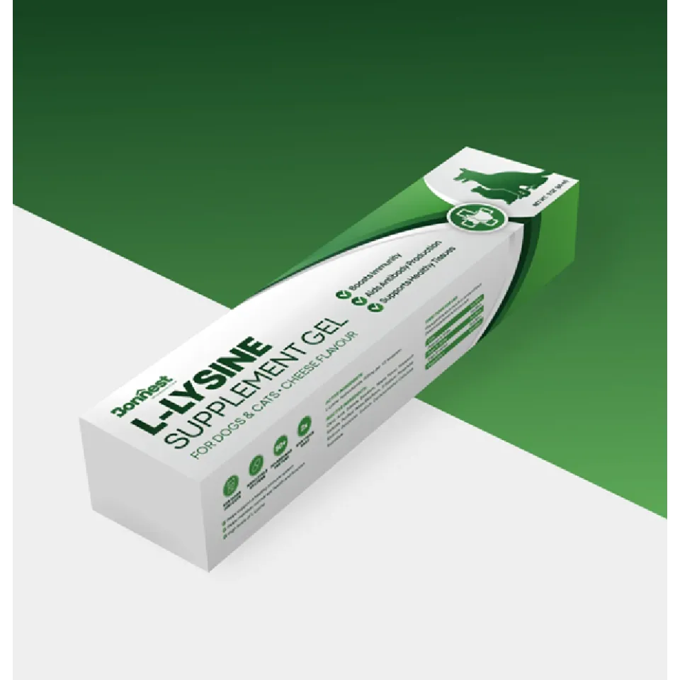 ژل ال-لیسین مخصوص سگ و گربه بونستBonnest L-Lysine Gel-Cats&Dogs-60ml