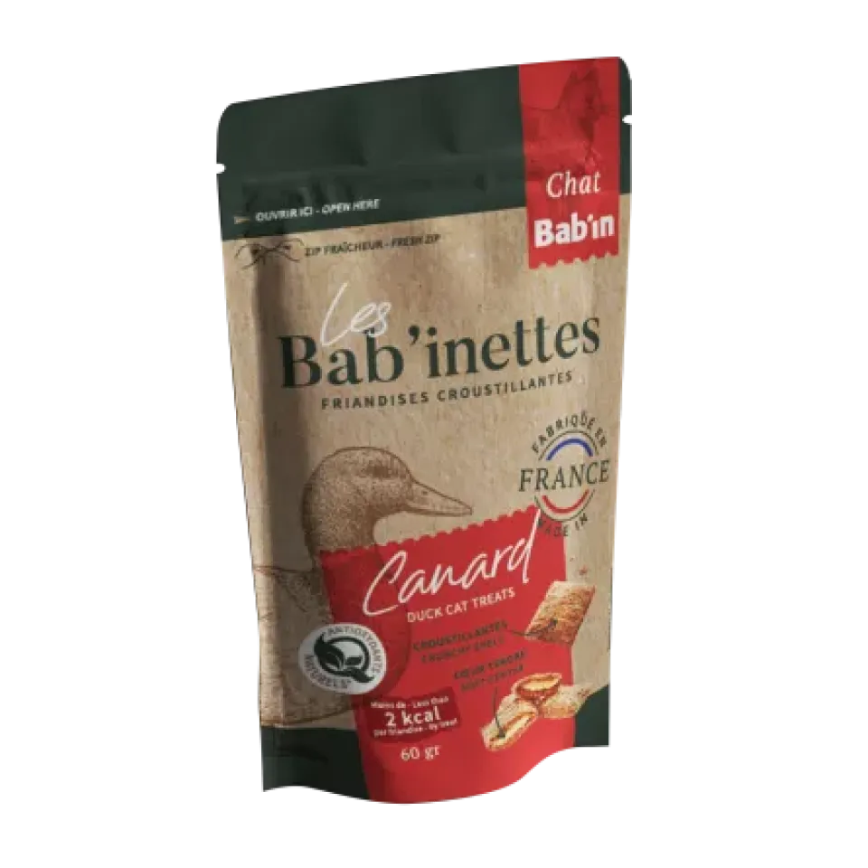 تشویقی کم کالری گربه بابین گوشت اردک Bab'inette - Duck
