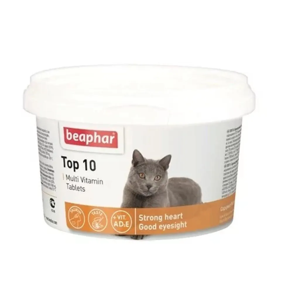  مولتی ویتامین گربه تاپ تن بیفار :: Beaphar Top 10 Multi Vitamins for Cat