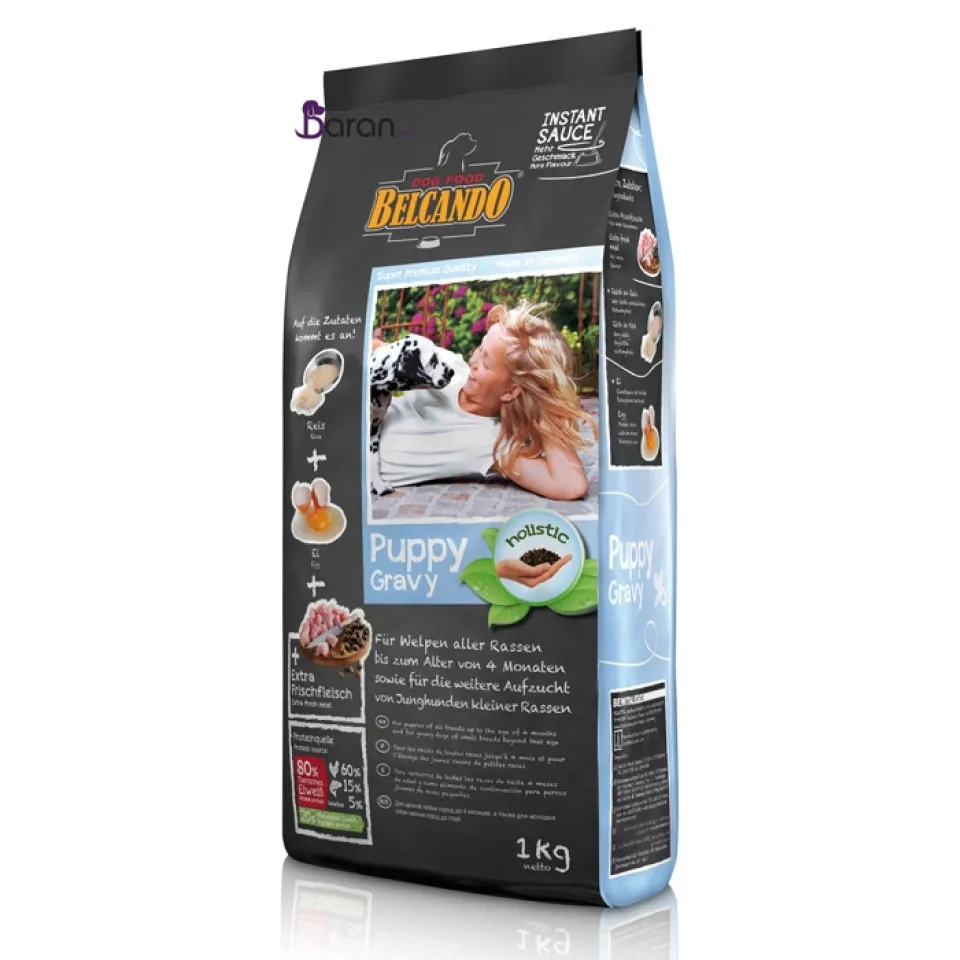 غذای توله سگ بلکاندو حاوی مرغ :: Belcando Puppy Gravy