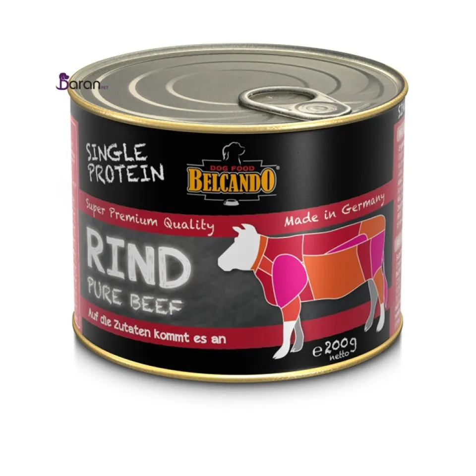 کنسرو سگ بلکاندو حاوی گوشت خالص گوساله :: Belcando Single Protein Beef