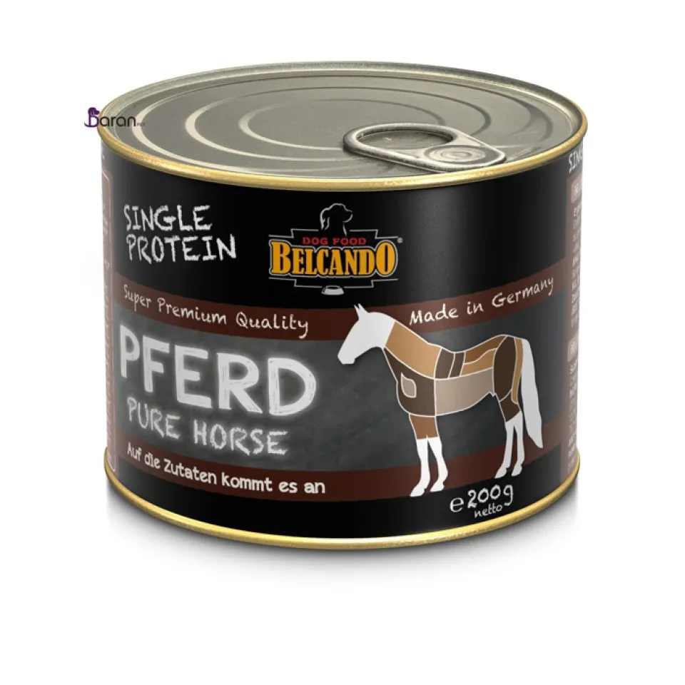کنسرو سگ بلکاندو حاوی گوشت خالص اسب :: Belcando Single Protein Horse