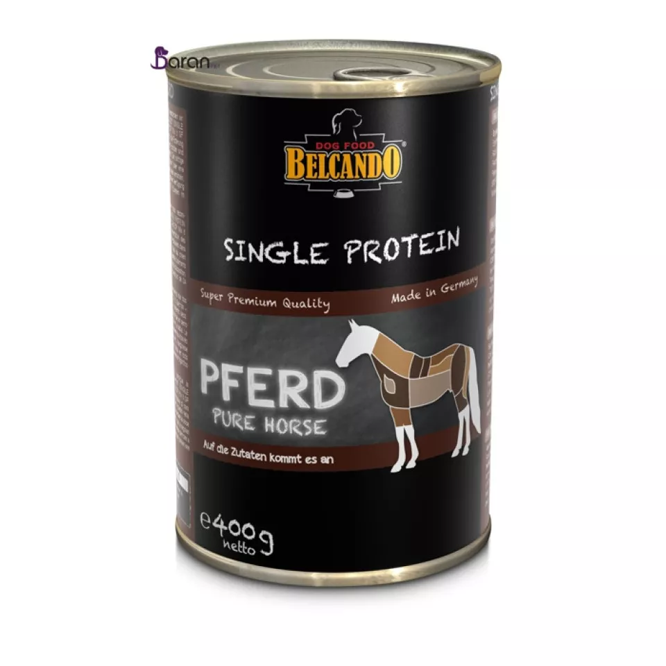 کنسرو سگ بلکاندو حاوی گوشت خالص اسب :: Belcando Single Protein Horse