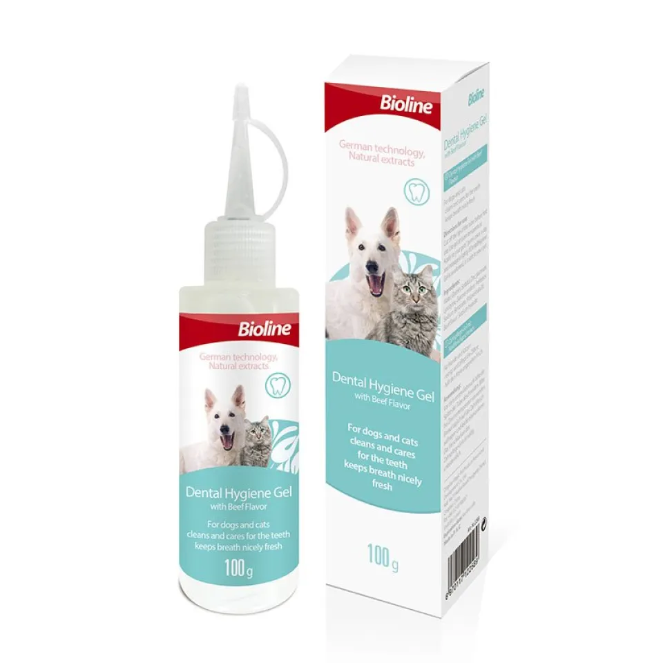 ژل دهان و دندان بایولاین با طعم بیف :: Bioline Dental Hygiene Gel 
