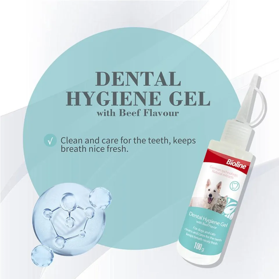 ژل دهان و دندان بایولاین با طعم بیف :: Bioline Dental Hygiene Gel 