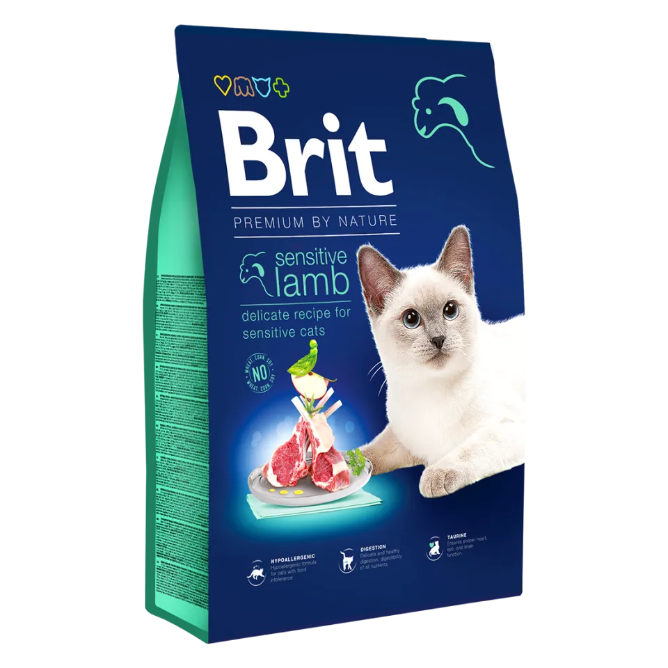 غذای گربه حساس بریت  |Brit Premium Cat Sensitive 1.5kg