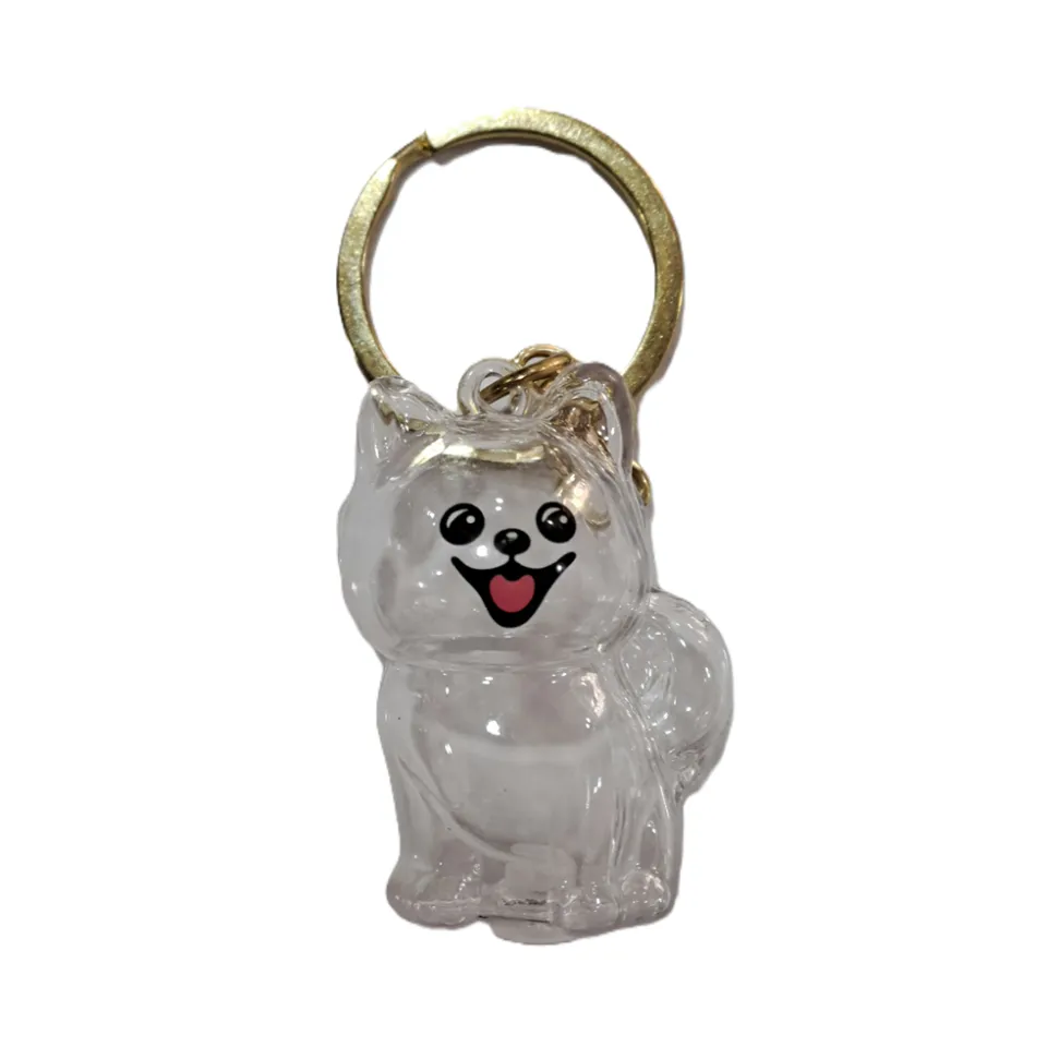 جاکلیدی با مخزن موی سگ Keychain With Dog Hair Container
