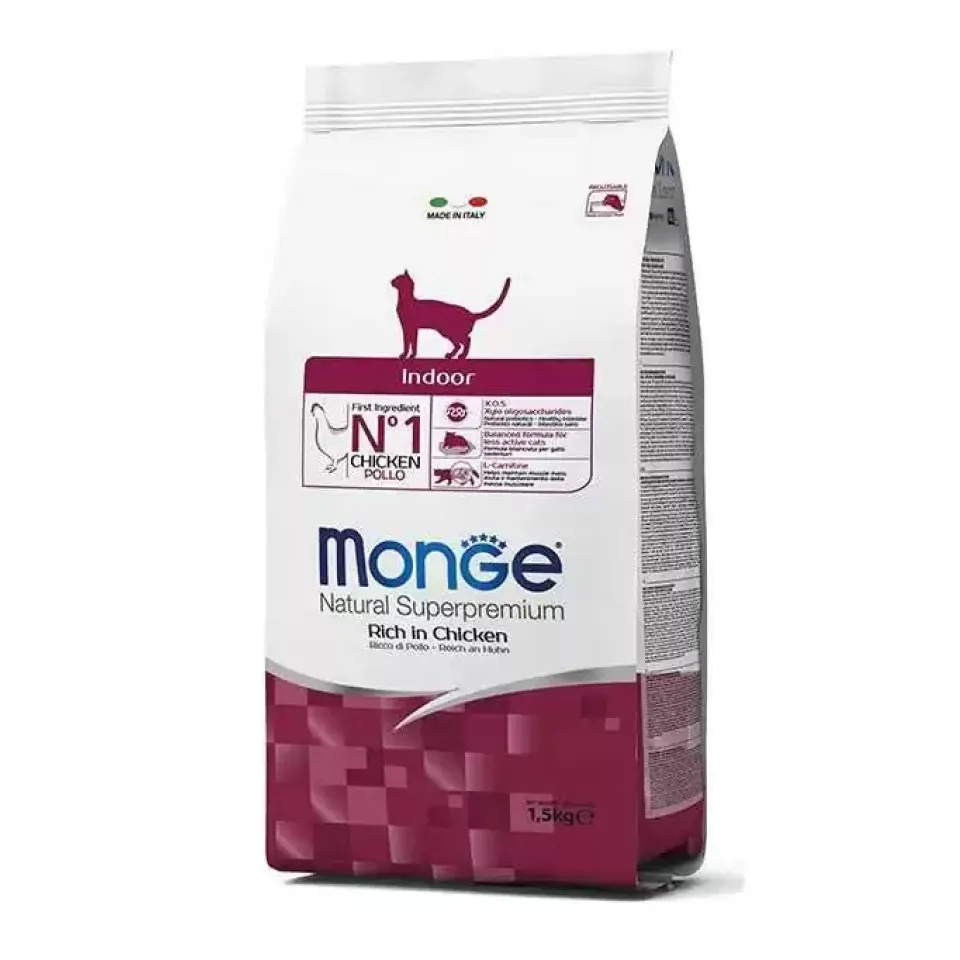 عذای گربه ایندور مونژه مرغ :: Monge Indoor Chicken