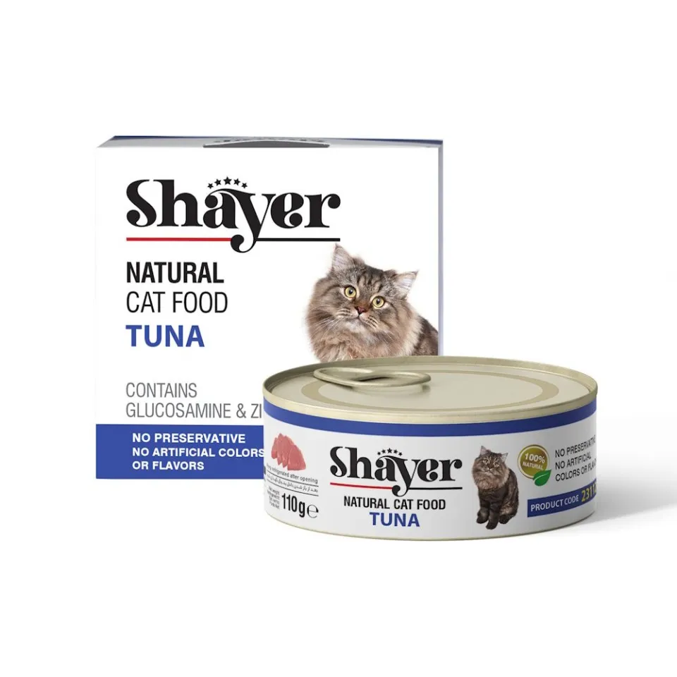 کنسرو نچرال گربه شایر ماهی تن : Shayer Tuna