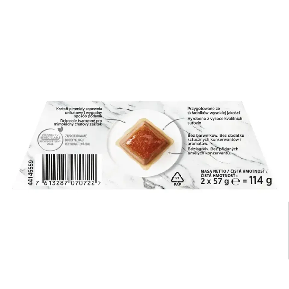 دسر موس ماهی سالمون در سس Purina Gourmet Salmon Mousse With Sauce