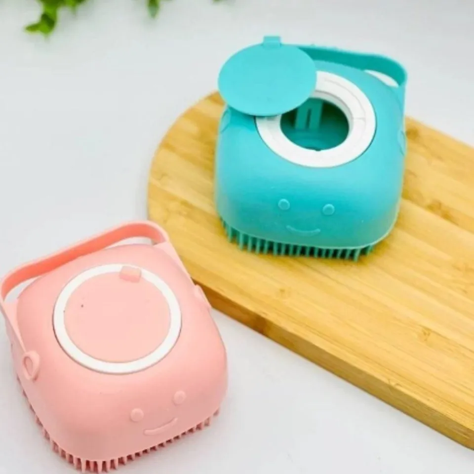لیف حمام سیلیکونی مخزندار Silicone Bath Sponge With Container