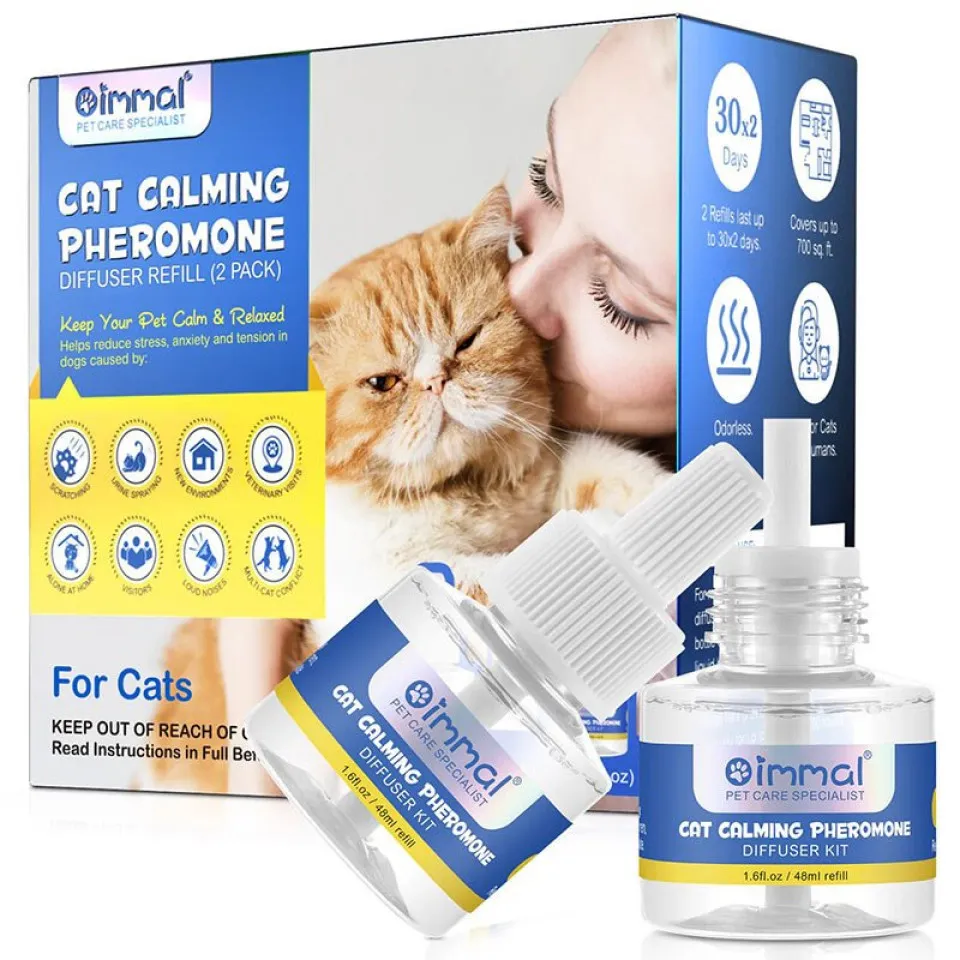 کیت دیفیوزر گربه اویمال Oimmal Calming Pheromone Diffuser Kit 