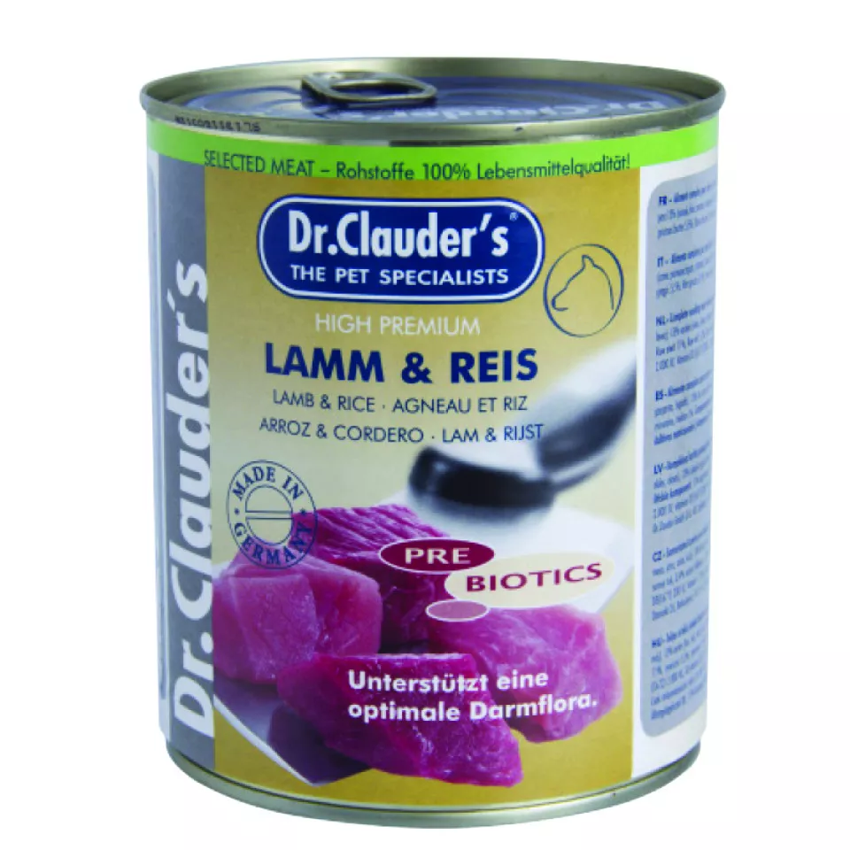 کنسرو سگ دکتر کلادرز حاوی گوشت بره و برنج :: Dr. Clauder's Lamb & Rice