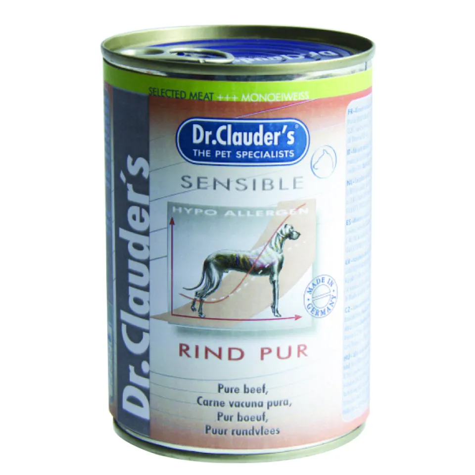 کنسرو سگ دکتر کلادرز مخصوص توله سگ حاوی گوشت خالص گوساله :: Dr. Clauder's Sensible Pure Beef