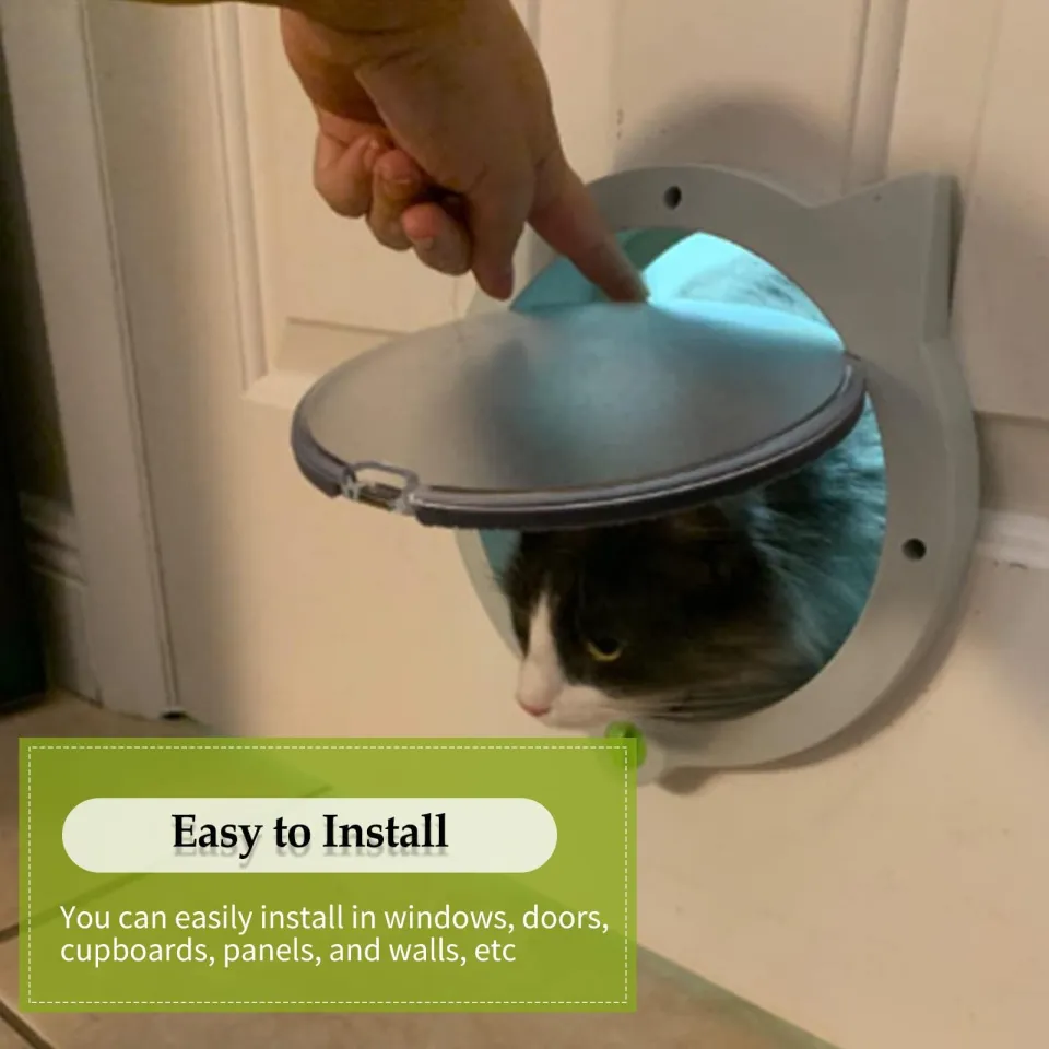 درب تردد وارداتی طرح گربه Cat Flap Door