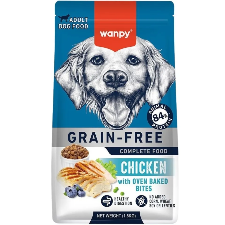 غذای خشک سگ بالغ ونپی مرغ Wanpy Adult Dog Food