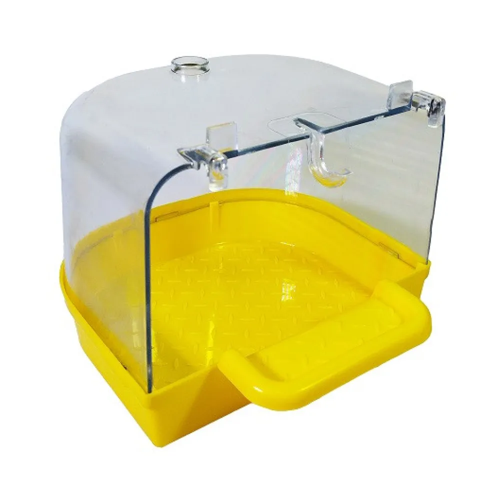 وان حمام بیرون قفس پرنده جاوا Java Bathtub outside the birdcage
