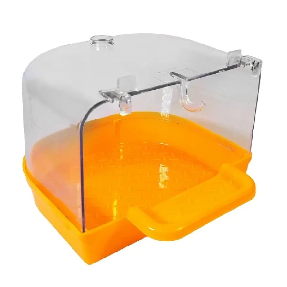 وان حمام بیرون قفس پرنده جاوا Java Bathtub outside the birdcage