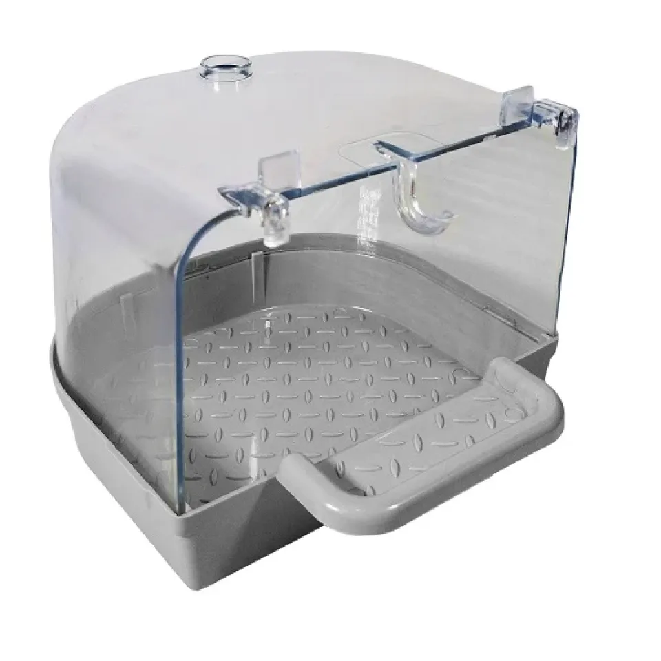 وان حمام بیرون قفس پرنده جاوا Java Bathtub outside the birdcage