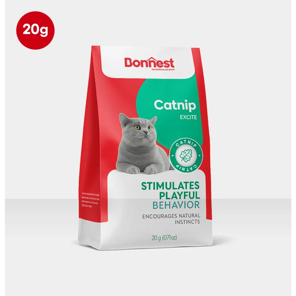 علف گربه کت نیپ بونست برای نشاط گربه Bonnest Catnip Catnip Excite 20g