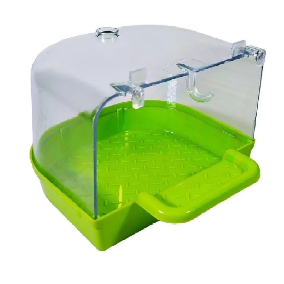 وان حمام بیرون قفس پرنده جاوا Java Bathtub outside the birdcage