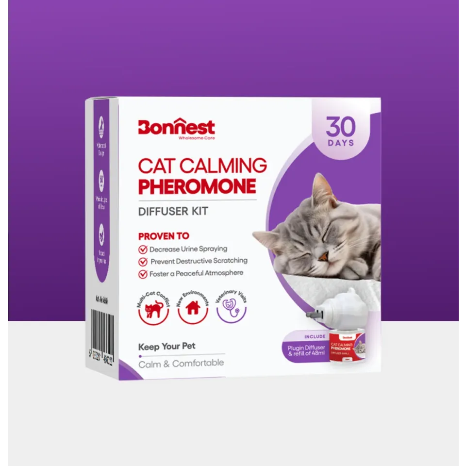 کیت دیفیوزر گربه بونست Bonnest Calming Pheromone Diffuser Kit 