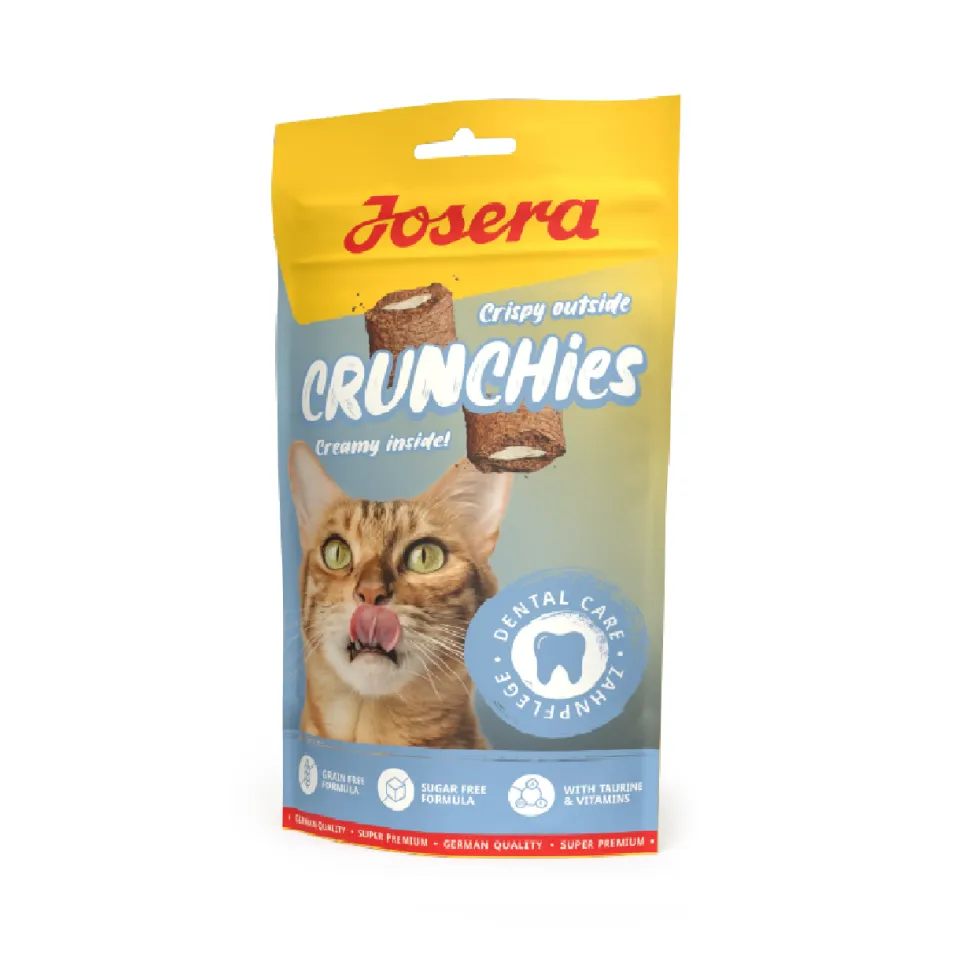 تشویقی دنتال گربه جوسرا کرانچی مغزدار Josera Crunchies Dental 
