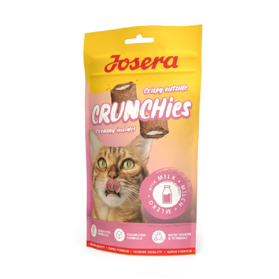 تشویقی گربه جوسرا کرانچی مغزدار با شیر Josera Crunchies With Milk 