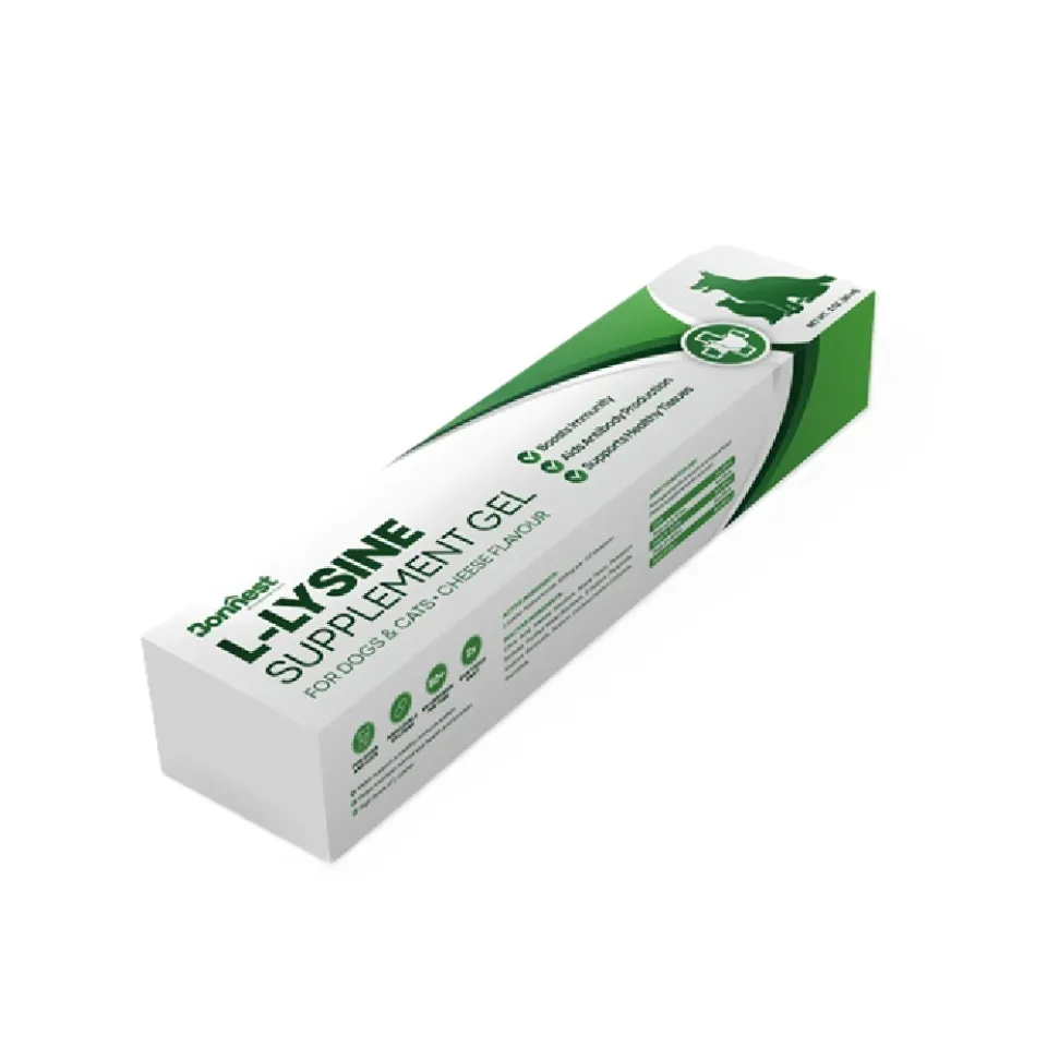 ژل ال-لیسین مخصوص سگ و گربه بونستBonnest L-Lysine Gel-Cats&Dogs-60ml