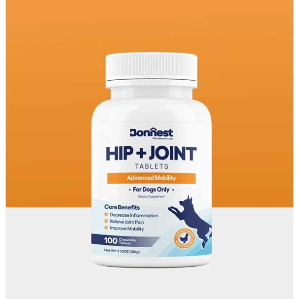 قرص مکمل مفصل و ران سگ بونستBonnest Hip & Joint Tablets-100T