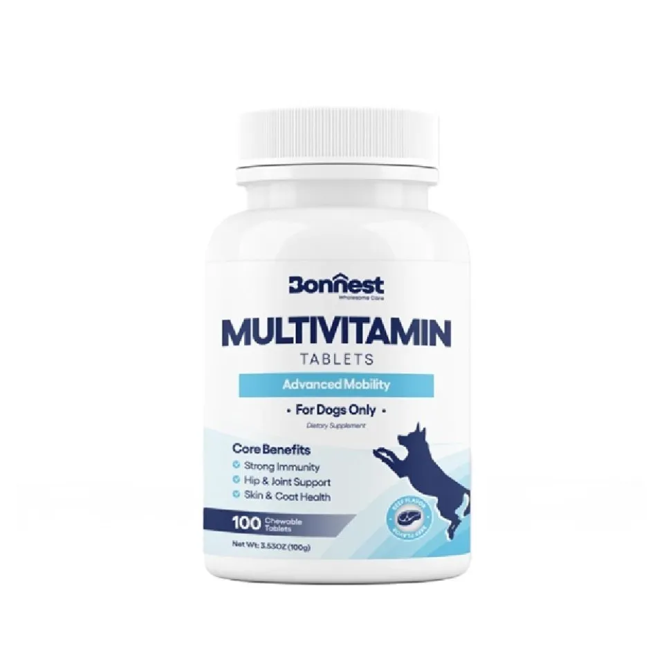 قرص مولتی ویتامین سگ بونستBonnest Multivitamin Tablets-100T