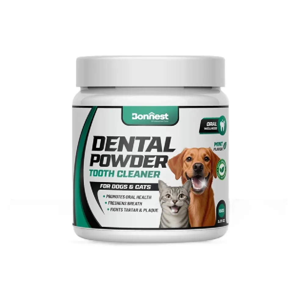 پودر تمیز کننده دندان گربه و سگ بونستBonnest Dental Powder (Tooth Cleaner)150g