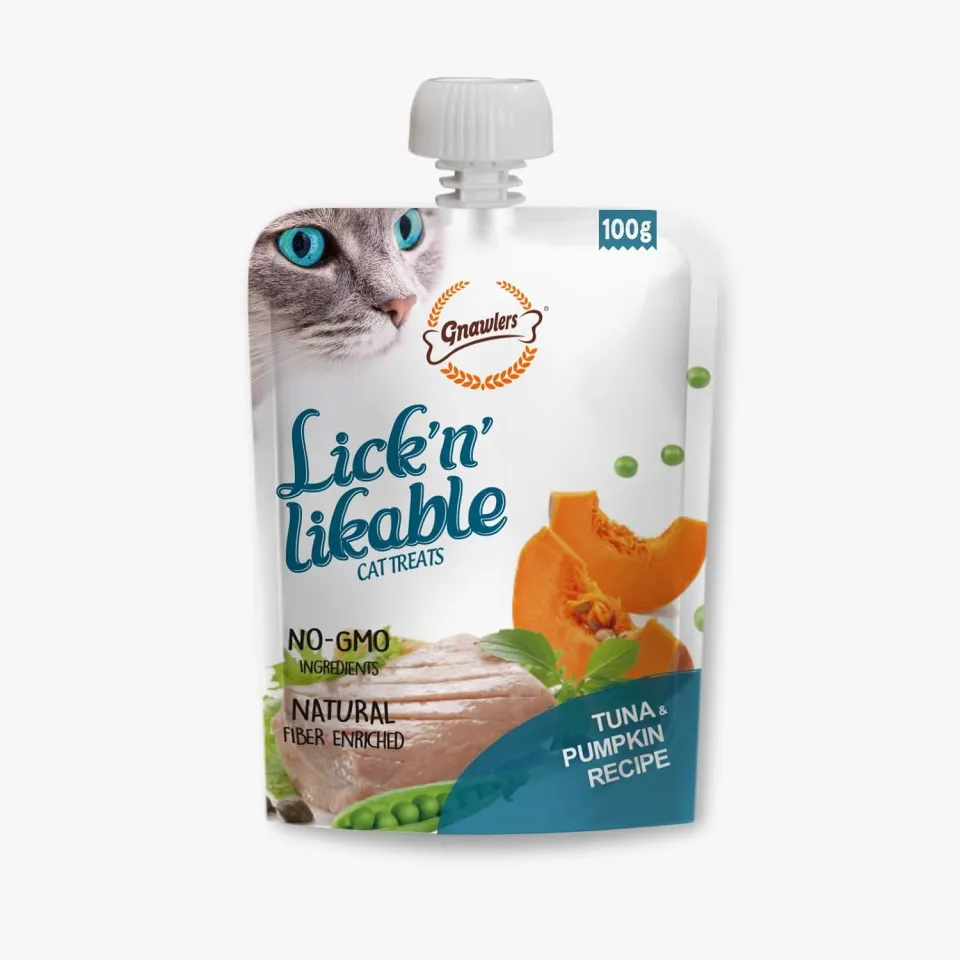 پودینگ تن و کدو گنالرز :: Gnawlers Lickable Cat Treat Tuna
